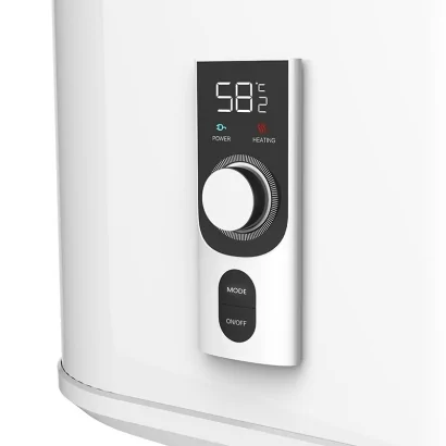 Scaldabagno elettrico multiposizione con riscaldamento a doppia tanica Midea modello ED2 Wi-Fi
