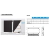 Ventilconvettore completo ad incasso (Cassaforma + Terminale + Pannello chiusura) Olimpia Splendid Bi2 Naked SLI inverter ultras