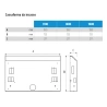 Cassaforma ad incasso per installazione terminale/ventilconvettore Bi2 Naked inverter ultraslim versione SLI