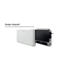 Ventilconvettore Olimpia Splendid modello Bi2 Air inverter ultraslim versione SL con spessore da 12.9 a 15 cm