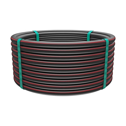 Tubo in polietilene alta densità (PEAD) SDR17 a parete solida liscia per reti di infilaggio di cavi elettrici o protezione tubi 