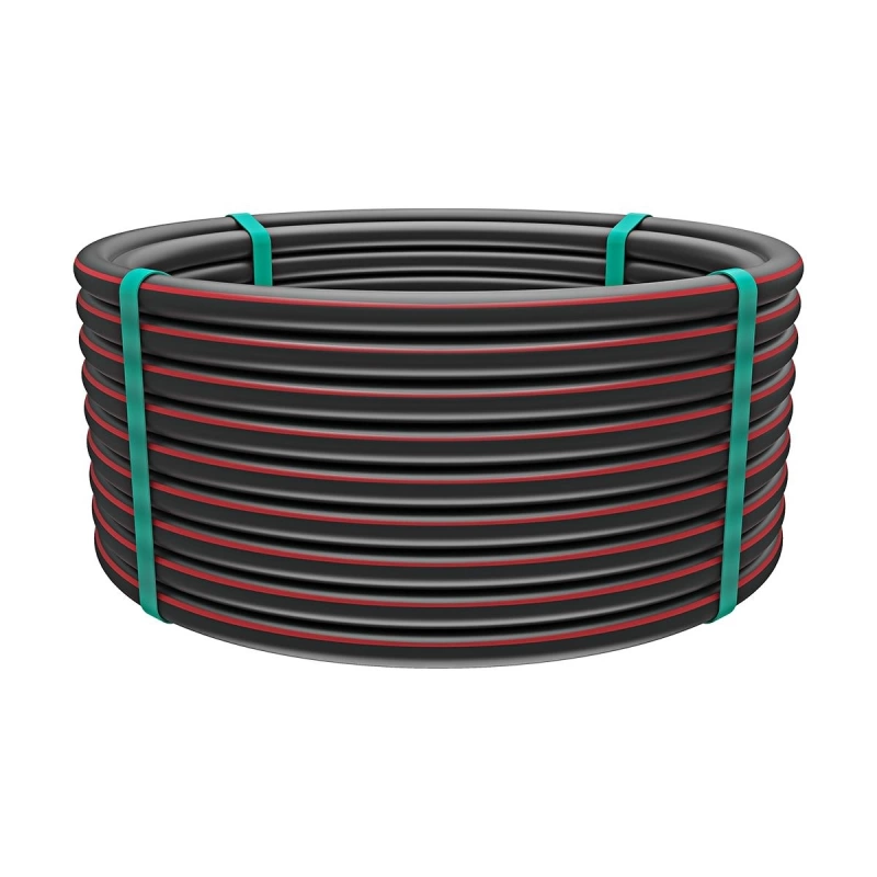 Tubo in polietilene alta densità (PEAD) SDR11 a parete solida liscia per reti di infilaggio di cavi elettrici o protezione tubi 