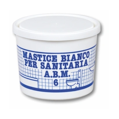 Mastice bianco per sanitaria