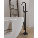 Miscelatore ROMA nero opaco a pavimento per vasche free standing