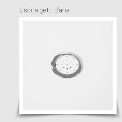 Vasca massaggiante free standing a getto d'aria "GINEVRA AIR"
