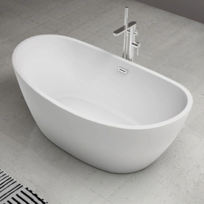 Vasca free standing "ANTHEA" bianco opaco