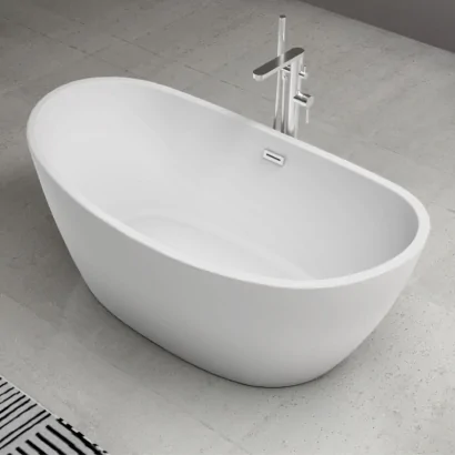Vasca free standing "ANTHEA" bianco opaco