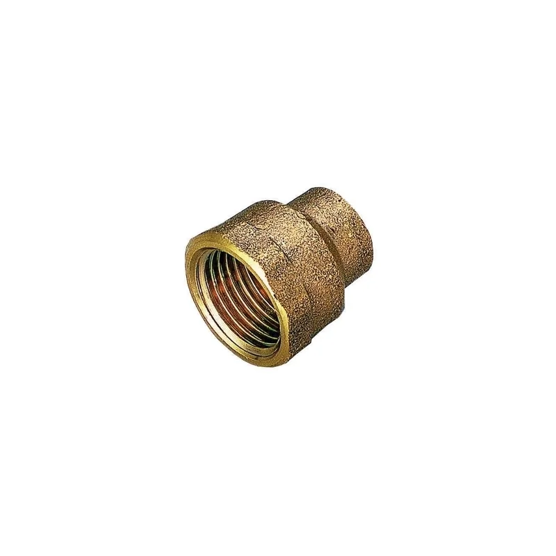 Raccordo Femmina a saldare in bronzo per acqua e gas Raccordo Femmina a saldare in bronzo per acqua e gas