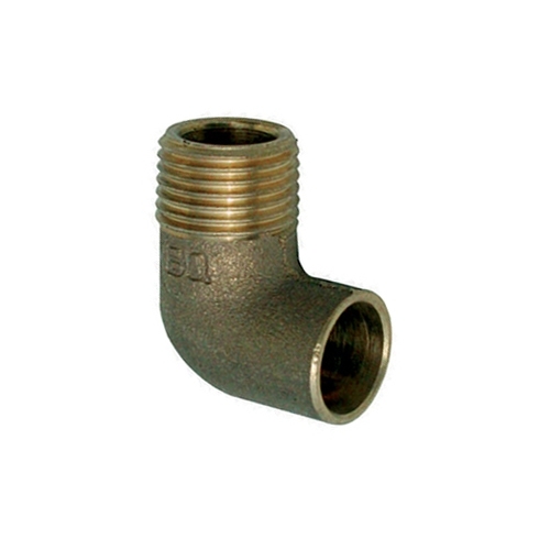 Gomito A 90° Ridotto Raggio FF ø18 Mm Rame Estremità A - Foto 3