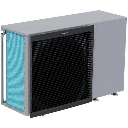Pompa di calore monoblocco aria-acqua Daikin modello Altherma 3M serie EBLA-D con modulo idronico inverter da 9, 11, 14 e 16 kw