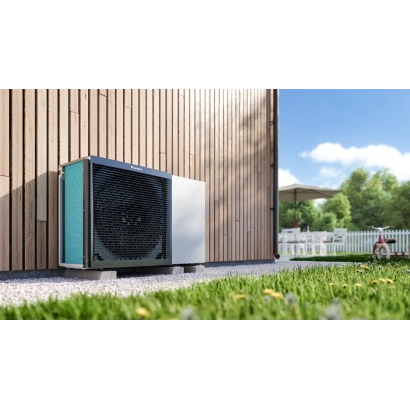 Pompa di calore monoblocco aria-acqua Daikin modello Altherma 3M serie EBLA-D con modulo idronico inverter da 9, 11, 14 e 16 kw