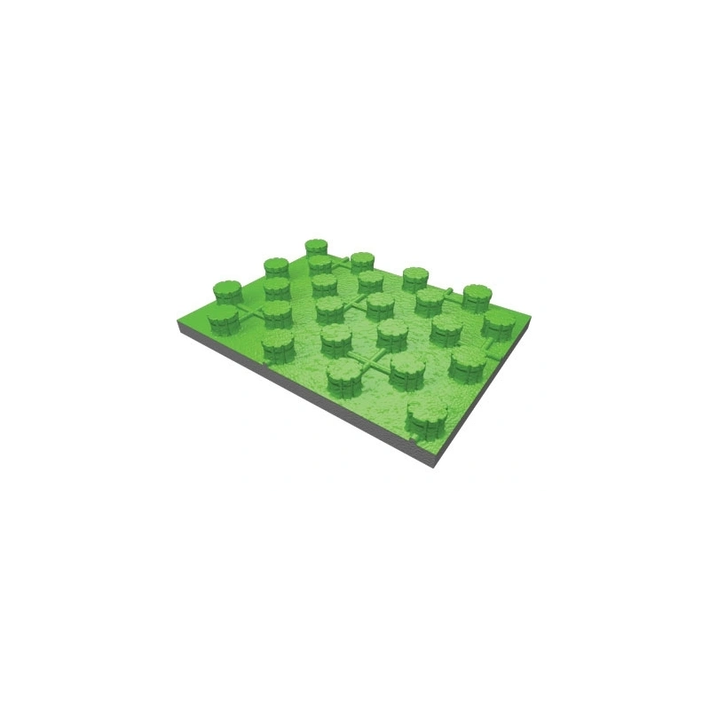 Pannello isolante bugnato "new classic graphite" superficie utile di 1,12 m² a pannello (prezzo a confezione)