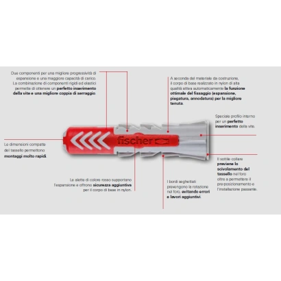 Tassello Fischer Duopower S con vite