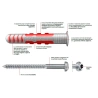 Tassello Fischer DuoSeal con vite