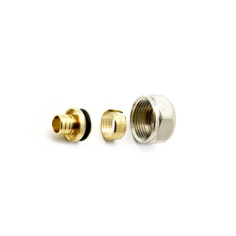 Adattatore per Tubo PEX con attacchi da 1/2" e 3/4" Adattatore per Tubo PEX con attacchi da 1/2" e 3/4"