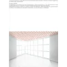 Pannello in cartongesso per impianti radianti a soffitto di riscaldamento e raffrescamento con isolamento in polistirene