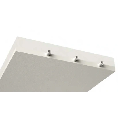Pannello in cartongesso per impianti radianti a soffitto di riscaldamento e raffrescamento con isolamento in polistirene