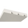 Pannello in cartongesso per impianti radianti a soffitto di riscaldamento e raffrescamento con isolamento in polistirene