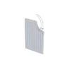 Pannello in cartongesso per impianti radianti a parete o soffitto con strato di isolamento in polistirene