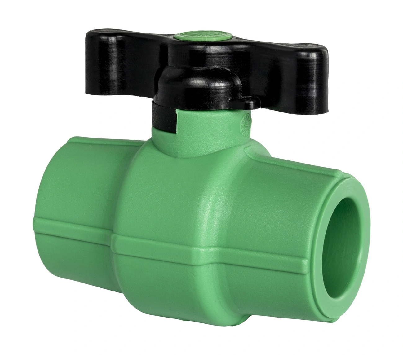 PATIKIL Valvola a sfera da 32 mm di diametro interno, confezione da 2, tipo a innesto in PVC con maniglia facile da ruotare per il controllo del flusso dell'acqua, bianco/rosso