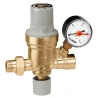 Gruppo di riempimento automatico CALEFFI, articolo 553640, con rubinetto, filtro, valvola di non ritorno e manometro