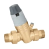 Riduttore di pressione con cartuccia monoblocco estraibile con attacco manometro 1/4" Femmina