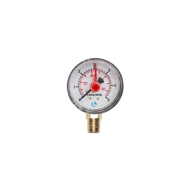 Manometro Ø63 mm attacco radiale 1/4" Manometro Ø63 mm attacco radiale 1/4"