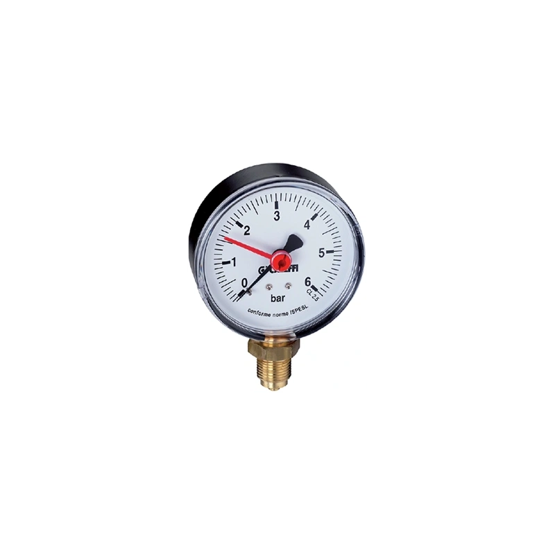 Manometro Ø50 mm attacco radiale 1/4" 0-6 BAR