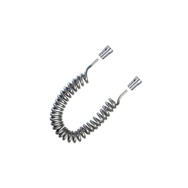 Tubo Flessibile doccia spiralato in PVC con attacco conico F/F da 1/2"