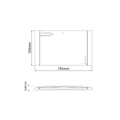 Placca di copertura bianca e silver C01 per valvole codice 0457