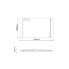Placca di copertura bianca e silver C01 per valvola codice 0457