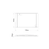 Placca di copertura bianca e silver D01 per valvola codice 0458