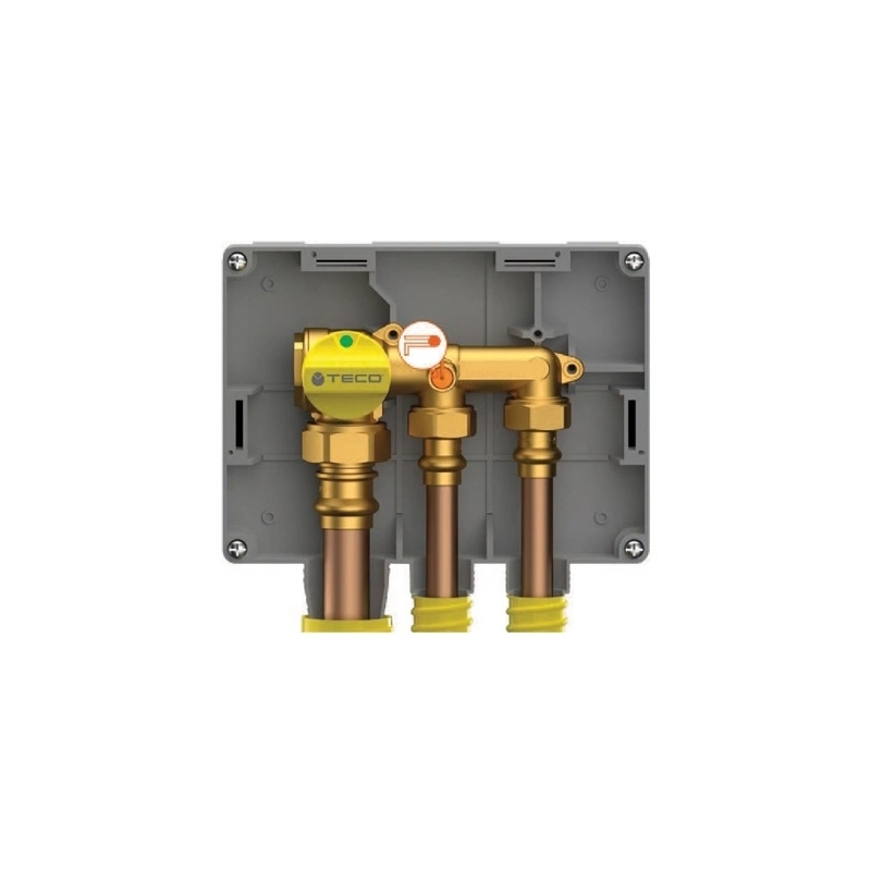 Collettore Teco K2.3 incasso gas di intercettazione per impianti sottotraccia a due vie