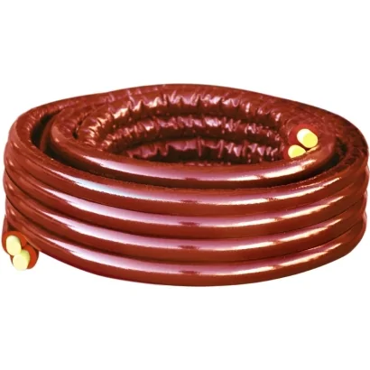 Tubo corrugato "GEMINIslimRED" autocartellante in acciaio inox (AISI316L) con cavo sonda (prezzo a rotolo)