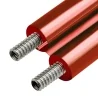 Tubo corrugato "GEMINIplus-slimRED" autocartellante in acciaio inox (AISI304L) con cavo sonda (prezzo a rotolo)