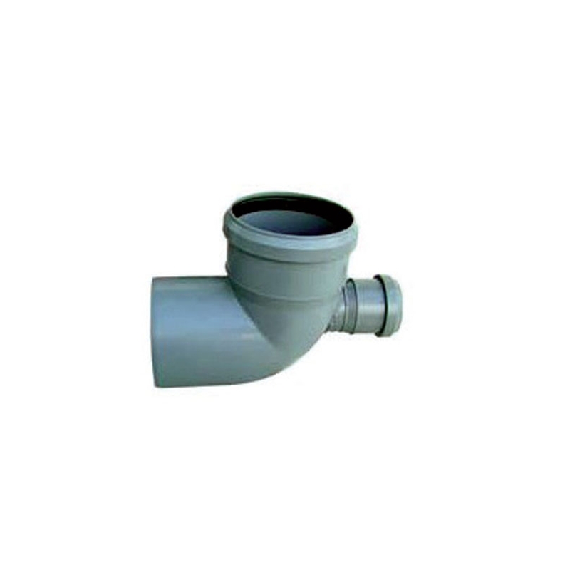 Curva ad innesto HTB a 87° con attacco frontale diametro 50