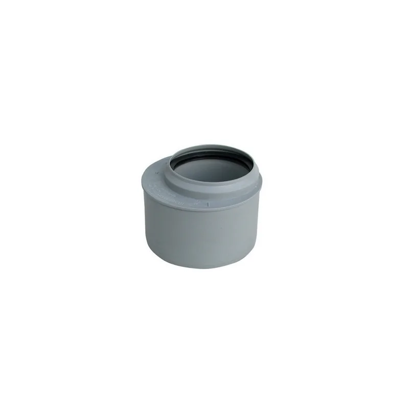 Riduzione eccentrica HTR ad innesto di colore grigio