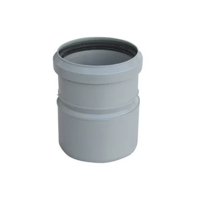 Manicotto riduzione f/m per passaggio dal PVC al PP di colore grigio