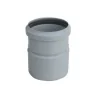 Manicotto riduzione f/m per passaggio dal PVC al PP di colore grigio