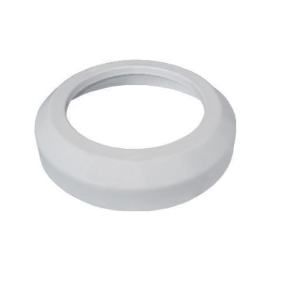 Rosone bianco in PP alto 3.5 CM per raccordo WC HTSK