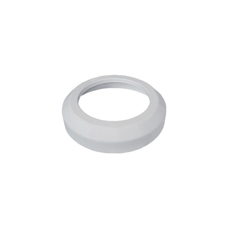 Rosone bianco in PP alto 3.5 CM per raccordo WC HTSK