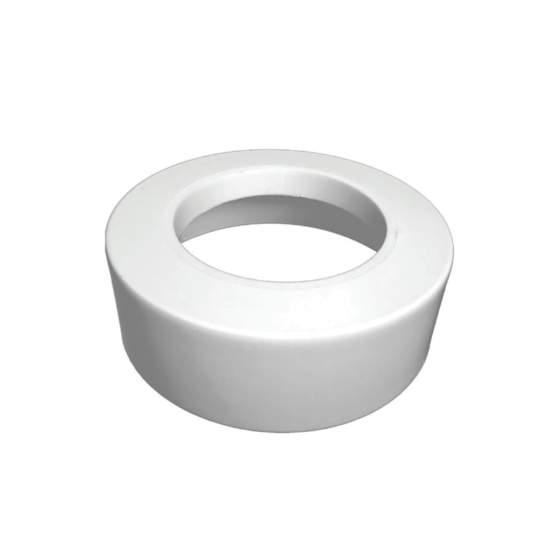 Rosone bianco in PP alto 3.5 CM per raccordo WC