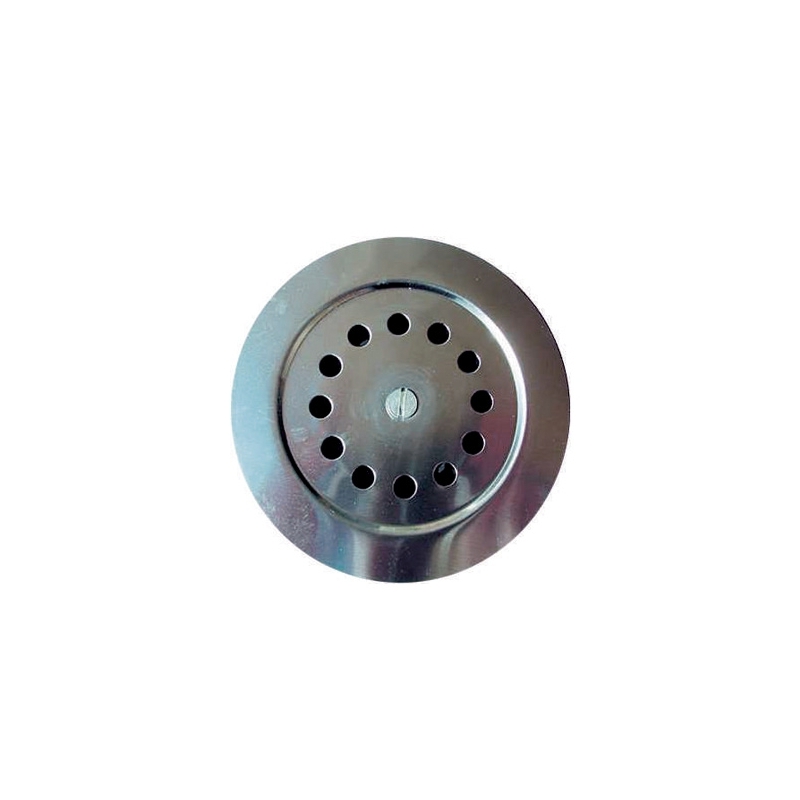 Tappo di espansione grigliato in PVC con griglia in acciaio inox