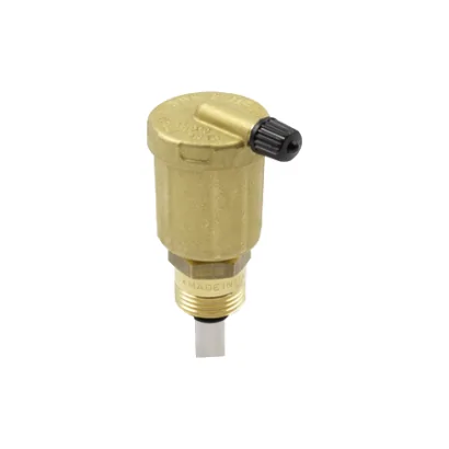 Kit valvola automatica di sfogo aria con corpo 34mm (uscita laterale) + valvola di blocco ed intercettazione