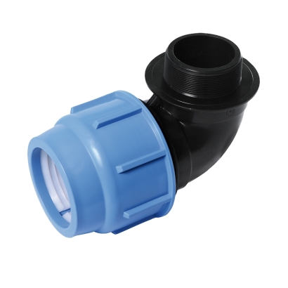 Gomito filettato maschio