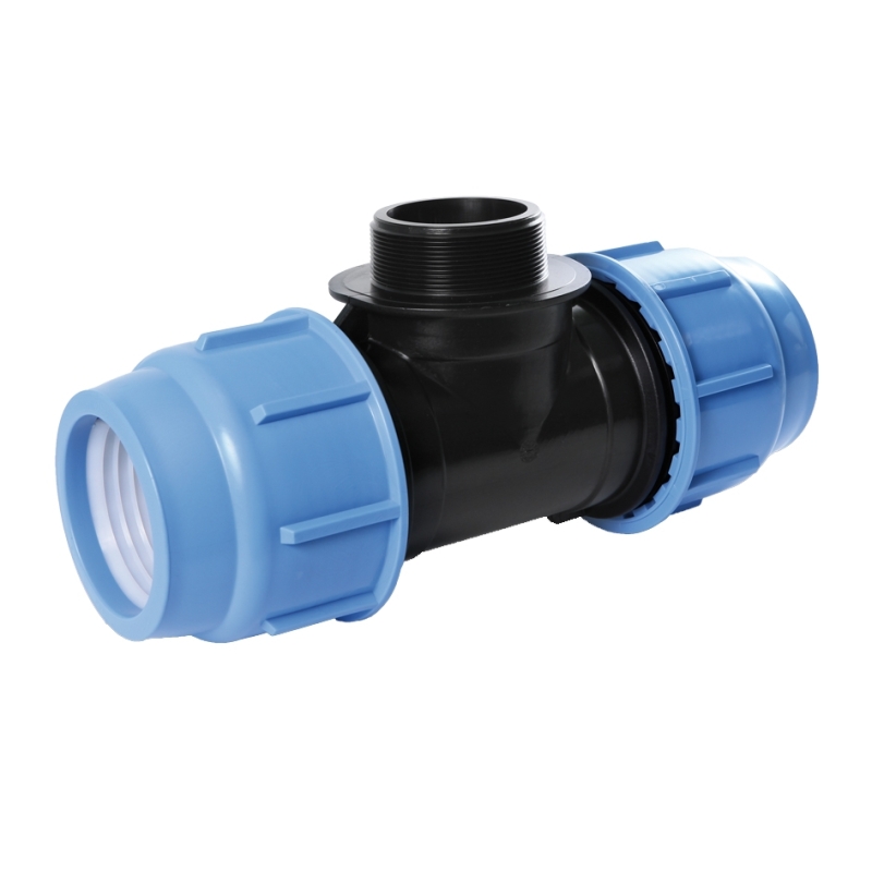 Tee filettato maschio