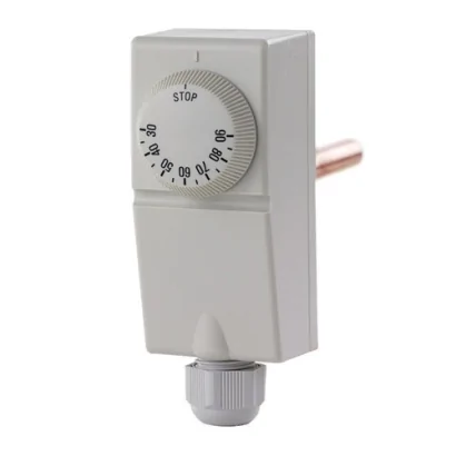 Termostato ad immersione regolabile 30°C/90°C completo di cavo da 85mm