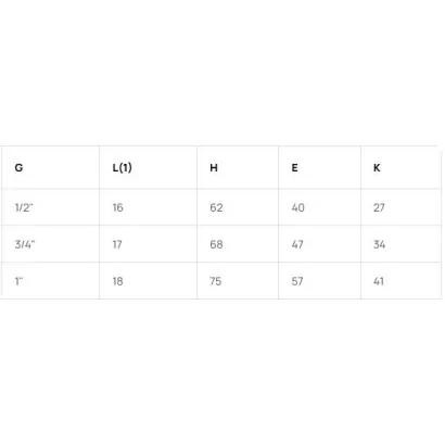 Valvola di ritegno YURI in resa acetalica (POM) con estremità filettata femmina