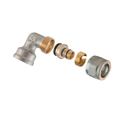 Gomito filettato femmina 90°