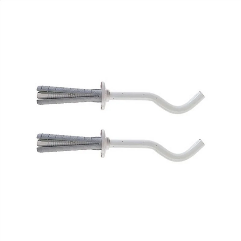 Coppia staffe/mensole adatta per installazione di radiatori tubolari in acciaio